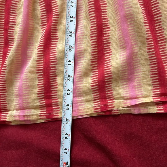 Cece Cabana S M/L Stripped Cotton Long-Sleeve Midi Dress - Picture 13 of 16